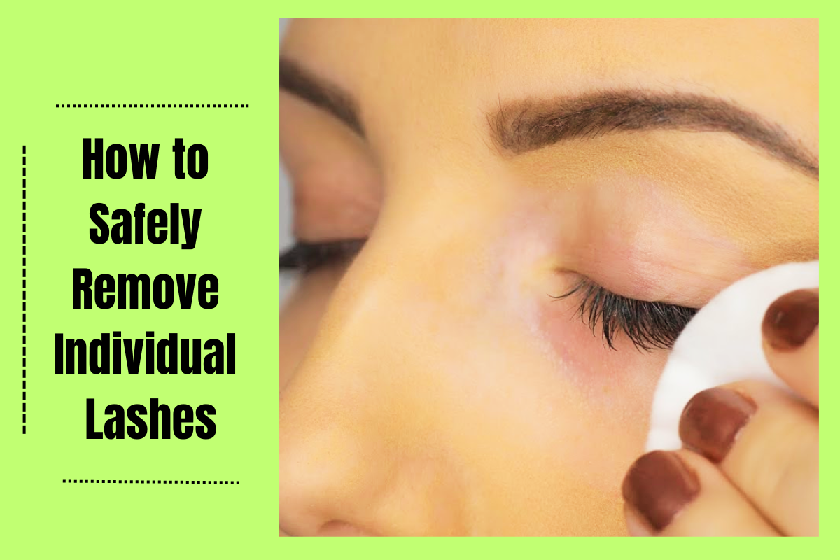 How to Safely Remove Individual Lashes